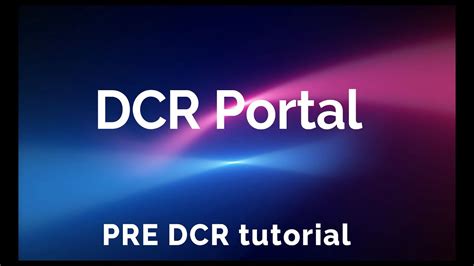 dcr download.